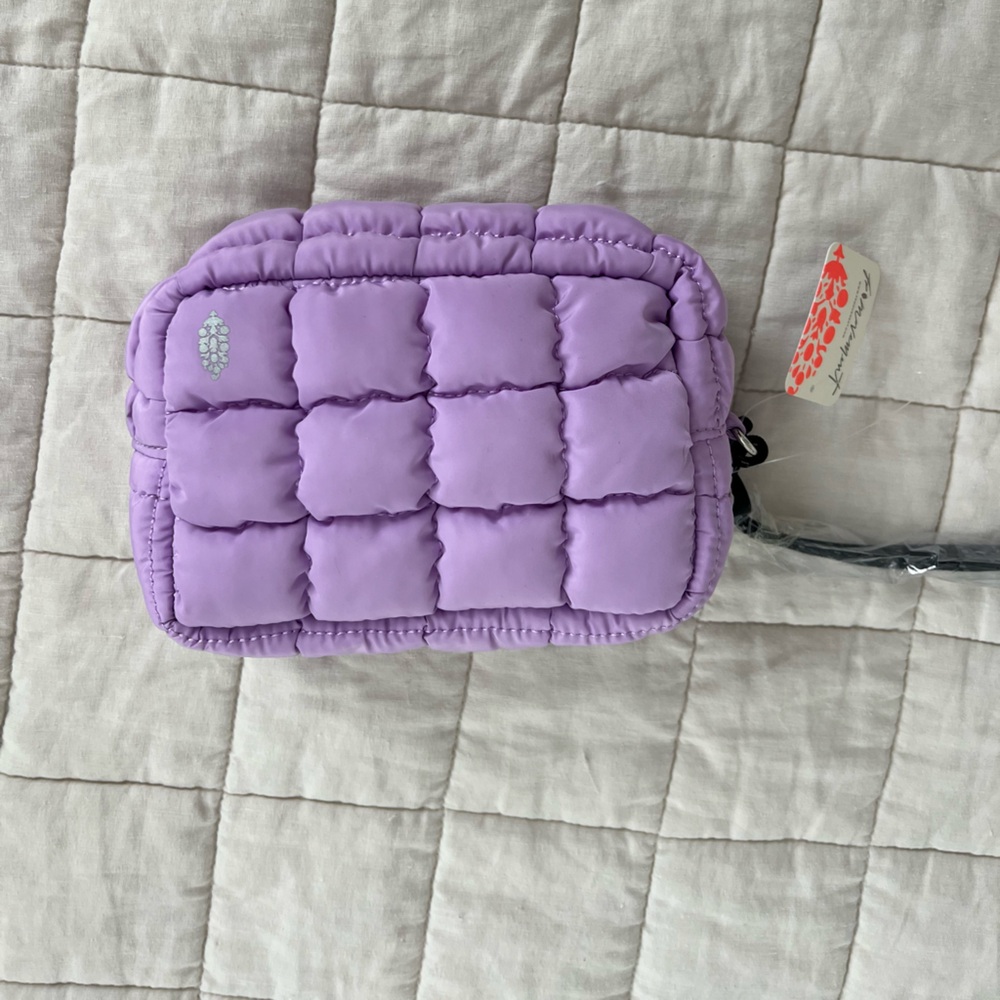 Free People Quilted Mini Case - Lavender